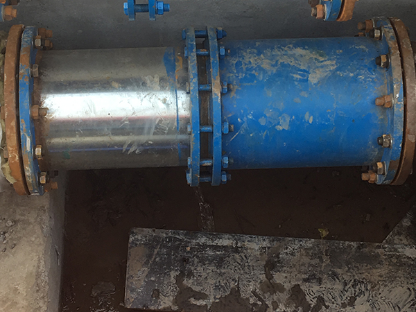 套筒补偿器客户现场