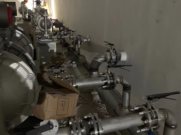 橡胶接头客户现场