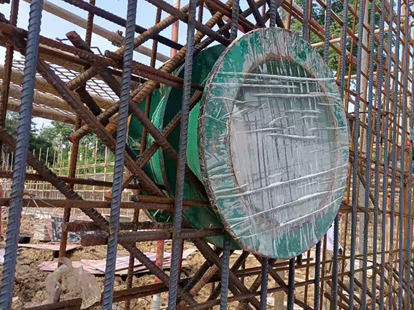 柔性防水套管客户现场